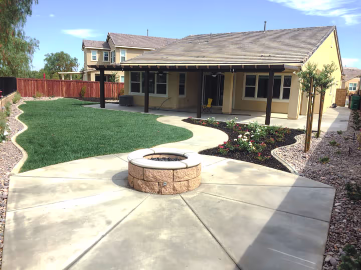 Residential Concrete Flatwork Back Yard Renovation — photo 2